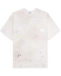 Neighborhood - Distressed-Print Pocket T-Shirt - Lyst