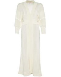 Eres - Gestricktes Stella Kleid Mit V-Ausschnitt - Lyst