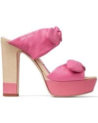 Jimmy Choo - Rua 120Mm Platform Mules - Lyst