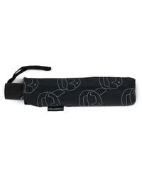 KARL LAGERFELD - Logo-Print Compact Umbrella - Lyst