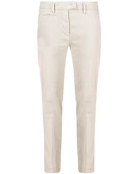 Dondup - Slim Cropped Trousers - Lyst