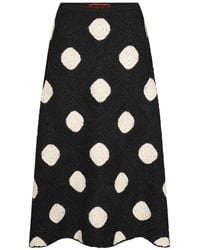 Simon Miller - Zorah Crochet Polka-Dot A-Line Midi Skirt - Lyst