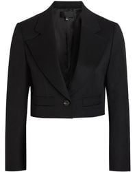 Nili Lotan - Belino Cropped Wool Jacket - Lyst