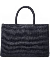 LIE STUDIO - Small The Charlotte Raffia Tote Bag - Lyst