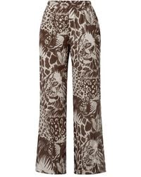 Kaos - Animal-Print Trousers - Lyst