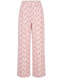 Kristina Ti - Floral-Print Wide-Leg Trousers - Lyst