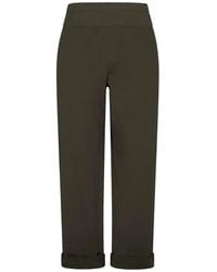 Deha - Pantalones de algodón con cinturilla elástica - Lyst