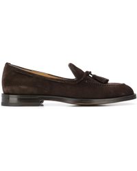 SCAROSSO - William Suede Loafers - Lyst