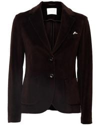 Circolo 1901 - Velour Slim-Fit Blazer - Lyst