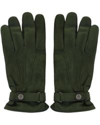 Moorer - Button-Strap Pintuck-Detail Gloves - Lyst