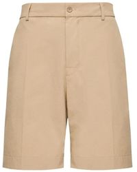 Moncler - Seersucker Shorts - Lyst
