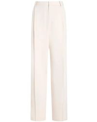 Proenza Schouler - Clementina Twill Pleated Trousers - Lyst