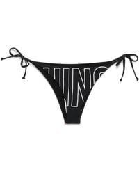 Moschino - Bikinihöschen Mit Logo-Print - Lyst