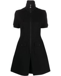 Moncler - Zipped Short-sleeved Minidress - Lyst