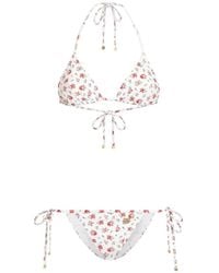 Dolce & Gabbana - Dolce & Gabbana Floral Bikini - Lyst