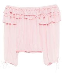 Cynthia Rowley - Ruffled Blouse - Lyst