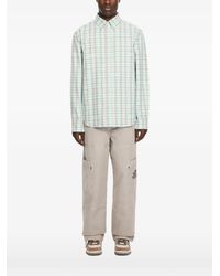 Off-White c/o Virgil Abloh - Marker Check Graphic Shirt - Lyst