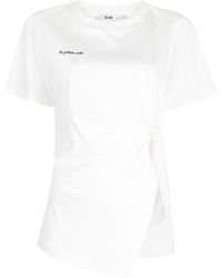 B+ AB - Asymmetric Cotton T-shirt - Lyst