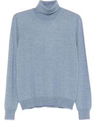 Tagliatore - Turtleneck Virgin-Wool Sweater - Lyst