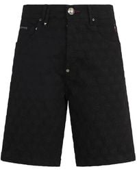 Philipp Plein - Formentera Shorts Met Geborduurd Monogram - Lyst