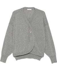 Liviana Conti - Cardigan À Fermeture Épingle De Sûreté - Lyst