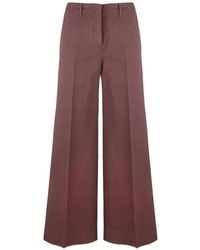 Slowear - Wide-Leg Pressed-Crease Trousers - Lyst