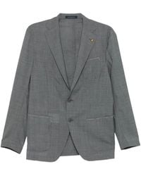 Sartoria Latorre - Blazer En Laine À Revers Crantés - Lyst