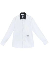 KARL LAGERFELD - Karl Autograph Embroidered Shirt - Lyst