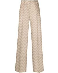 Missoni - Zigzag-woven Straight-leg Trousers - Lyst