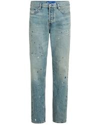 KARL LAGERFELD - Logo-Patch Jeans - Lyst