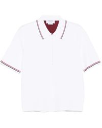 Thom Browne - Striped Polo Shirt - Lyst