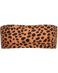 Tropic of C - Animal-Print Strapless Top - Lyst