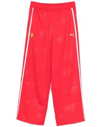 PUMA - X Scuderia Ferrari T7 Side Stripe Track Pants - Lyst