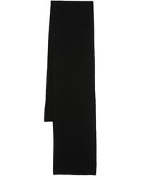 Versace - Intarsia-knit Logo Wool Scarf - Lyst