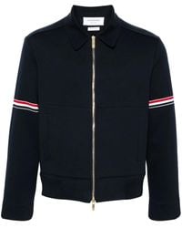 Thom Browne - Cotton-Blend Tricolour Jacket - Lyst