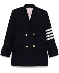 Thom Browne - Set Aus Weste Und Cabanjacke Mit Streifen - Lyst