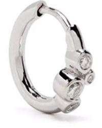 Maria Black - 14Kt Elena Diamond Huggie Earring - Lyst
