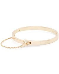 Eddie Borgo - Thin Safety Chain Bracelet - Lyst