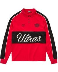 Han Kjobenhavn - Logo-Print Panelled Polo Shirt - Lyst
