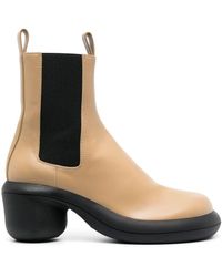 Jil Sander - Two-tone Leather Chelsea Boots - Lyst