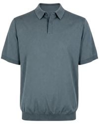 Devore - Short-Sleeve Knitted Polo Shirt - Lyst