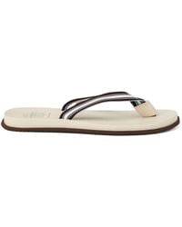 Brunello Cucinelli - Slippers Met Grosgrain - Lyst