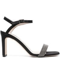 Fabiana Filippi - 100Mm Bead-Embellished Leather Sandals - Lyst