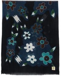 Baobab - Floral-Print Fringed Scarf - Lyst