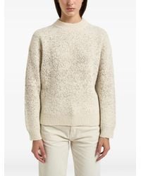 Peserico - Bouclé-Pullover Mit Pailletten - Lyst