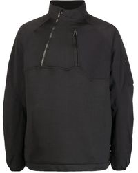 Maharishi - Diagonal-Zip Panelled Sweatshirt - Lyst