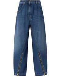 Pinko - Balloon-Fit Jeans With Zip - Lyst