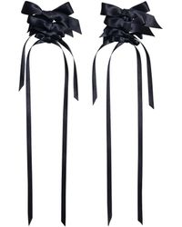 Simone Rocha - Oorbellen Met Strik - Lyst