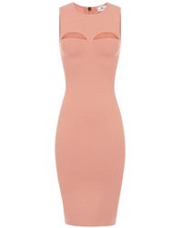Elisabetta Franchi - Knit Dress With Cut-Outs - Lyst