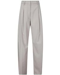 Thelatest - Pleated Tailored Trousers - Lyst